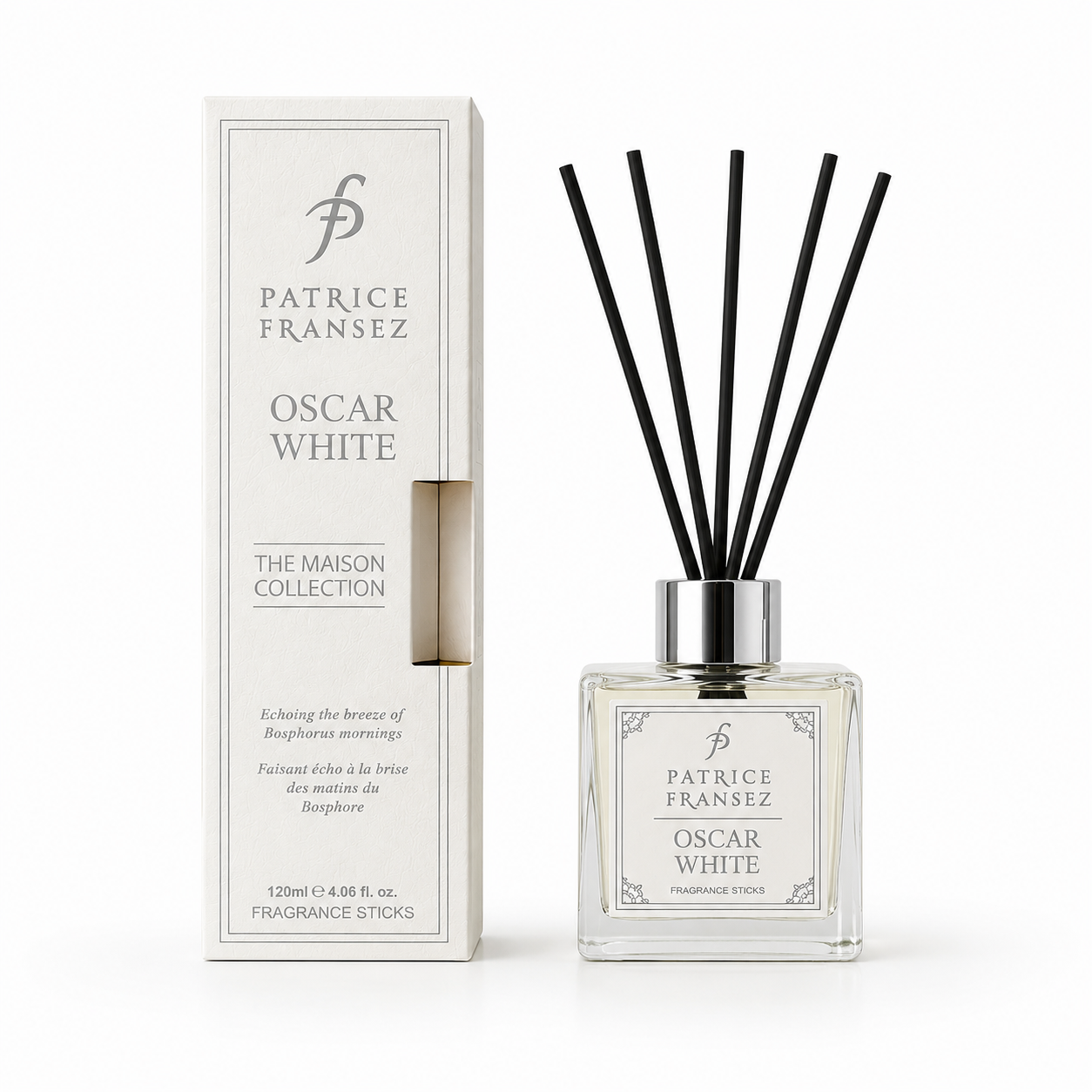oscar-white-fragrance sticks OSCAR WHITE Çubuklu Oda Kokusu 120 ML - Görsel 1
